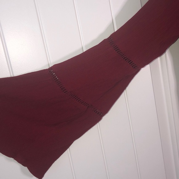 Maroon Long Sleeve Top - Picture 2 of 3
